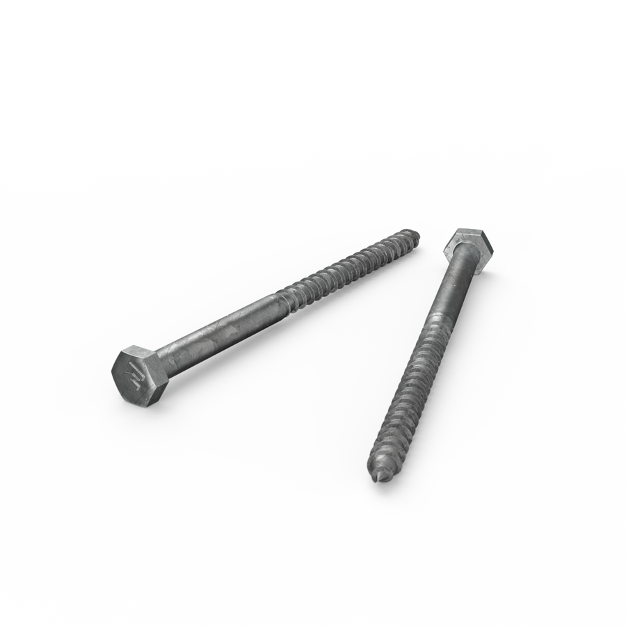 Zenith Hot Dip Galvanised Hex Head Coach Screws M6 x 100mm Each - SuperSaverAU - view 1
