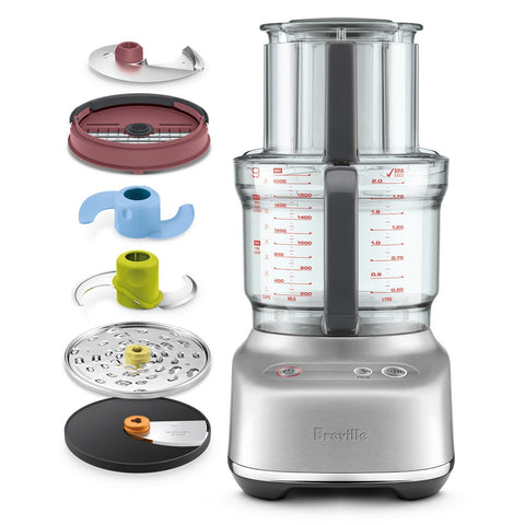 Breville the Paradice 9 food processor - Paradice Kit dicing, 605W, brushed stainless steel - BFP638BSS