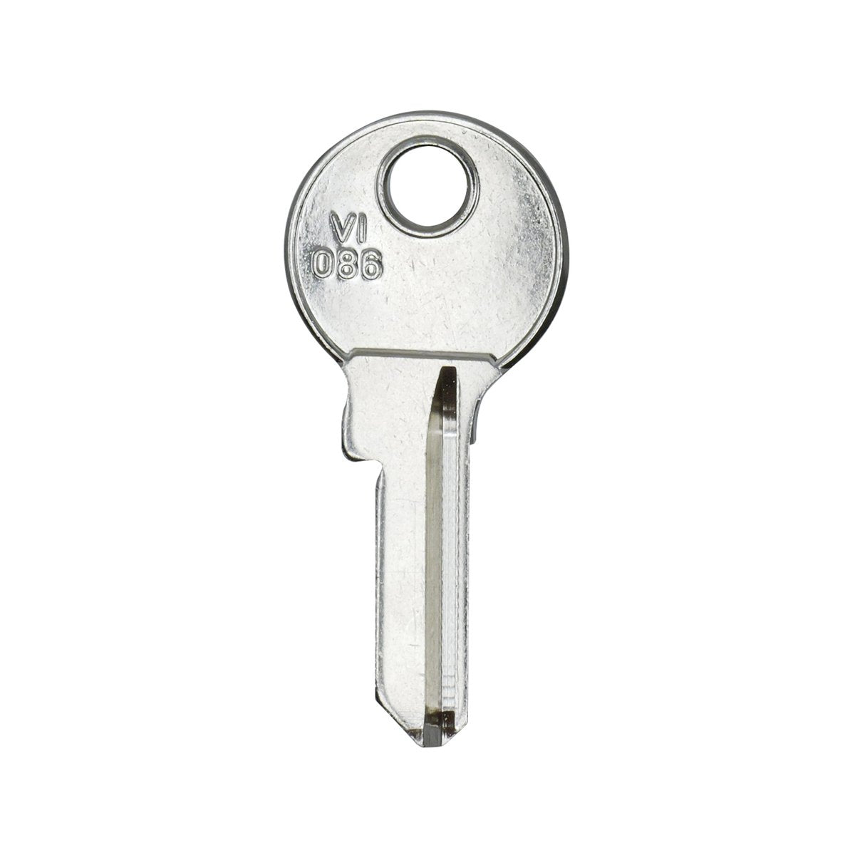 Ehi vi086 Silver Blank Key - Nickel Plated Brass - Key Duplication Solution - SuperSaverAU - view 2