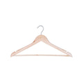 Practa Timber Clothes Hangers - Heavy Duty - 5 Pack - 445mm x 230mm - Natural - SuperSaverAU - view 1