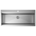Artinox Layer BRP 104 Workstation Sink - 1080mm Wide, AISI 304 Stainless Steel, Overflow - BRP104