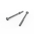 Zenith M12 x 240mm Hot Dip Galvanised Cup Head Bolt & Nut - 4.6 Grade Steel