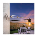 Lytworx 18m String Light Hanging Kit 70741 - Black PVC Coated Cable with Hardware