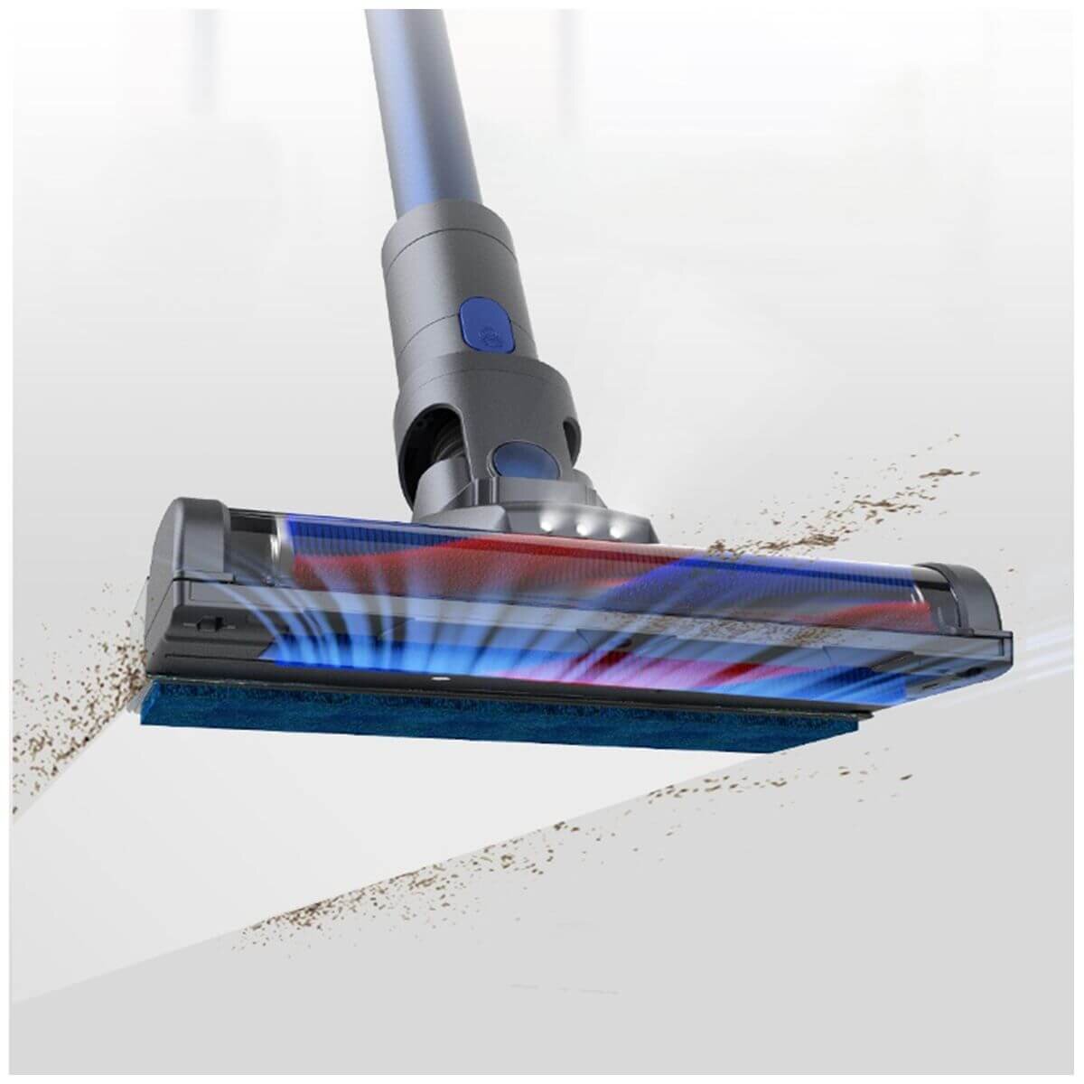 MyGenie H20 Pro cordless stick vacuum and wet mop - 2-in-1 cleaning, cyclonic filtration, blue - 10003142