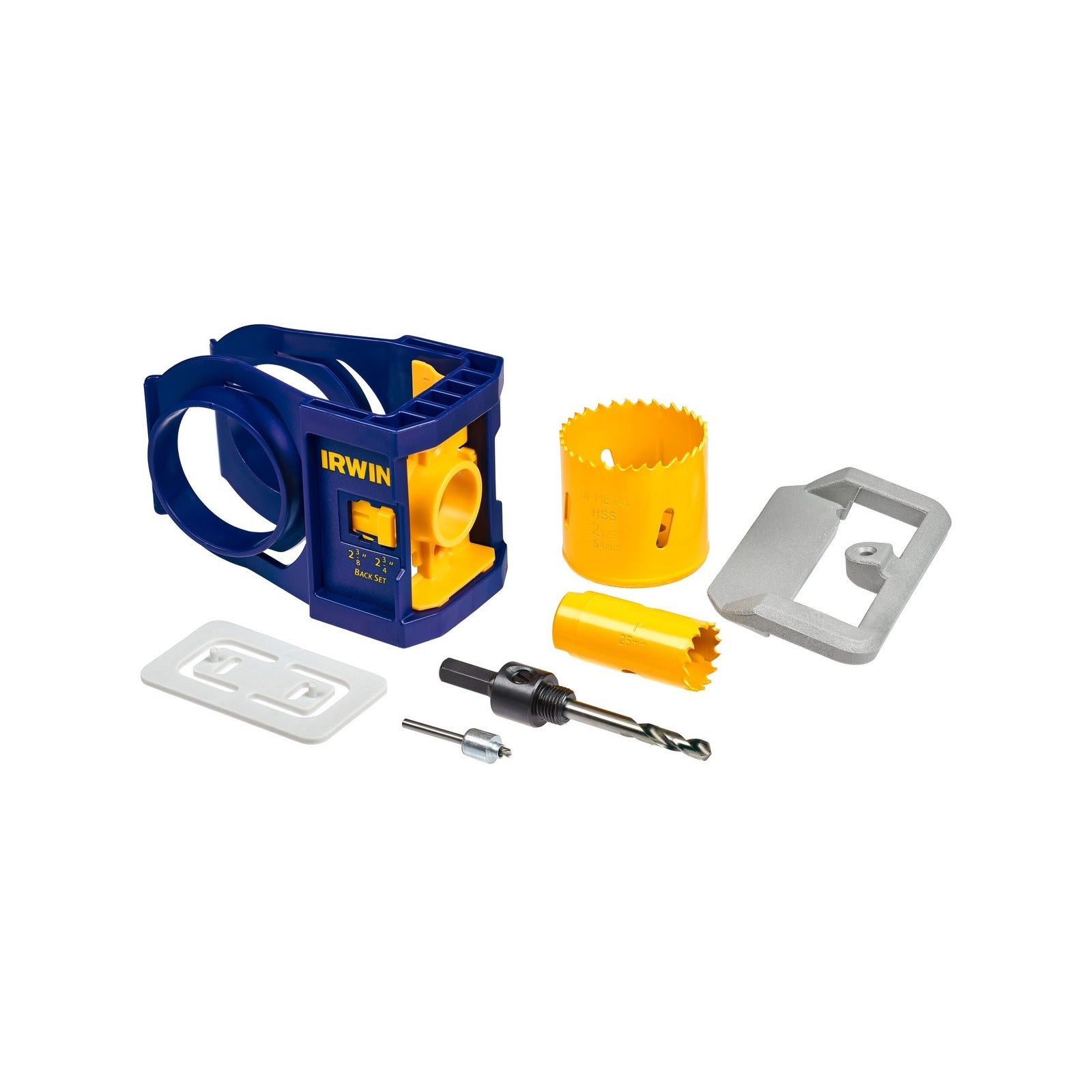 IRWIN Door Lock Installation Kit, Bi-Metal Hole Saw Set