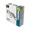 Brilliant Coolum 2 Head Exterior Wall Light Stainless Steel GU10 240V Weather Resistant