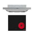 Bosch 60cm Cooking Pack - Ceramic Cooktop with 4 Zones, Slideout Rangehood, TouchSelect - BSHCOOKPACK7