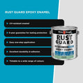 White Knight Rust Guard Accent Gloss Solvent Based Epoxy Enamel Paint 4L