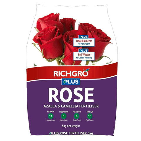 Richgro Rose Azalea Camellia Fertiliser 5kg Granular Plant Growth - SuperSaverAU - view 1