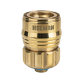 Holman 12mm Brass Hose Connector Set - Durable - Leak Proof - Easy Use - SuperSaverAU - view 2