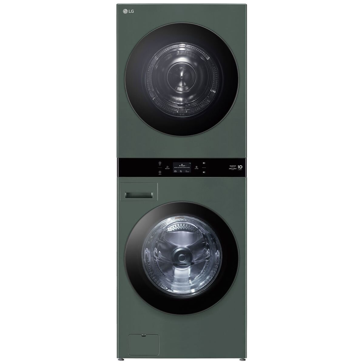 LG WashTower 19/10kg All-In-One Stacked Washer Dryer - Forest Green - TurboClean360 - WWT-1910FGX