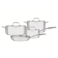 Tramontina Grano 4 Piece Tri-Ply Stainless Steel Cookware Set - TechnoHeat, Induction Compatible - 65140000