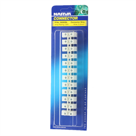 Narva Terminal Connector Strip 35A 6mm Polyamide Efficient Connections - SuperSaverAU - view 1