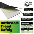 Croc Grip 5m x 25mm Clear Bathroom Tread Anti-Slip Vinyl Tape