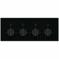 Chef 90cm Electric Ceramic Cooktop - Black, Control Knobs, Hot Surface Indicator, 6 Power Levels - CHC942BB