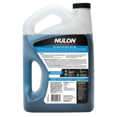 Nulon Blue Long Life Coolant Premix 5L Type A Corrosion Protection