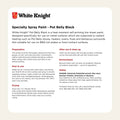 White Knight Hi Temp Heat Resistant Spray Paint 300g - Pot Belly Black Low Sheen for Stoves & Flues