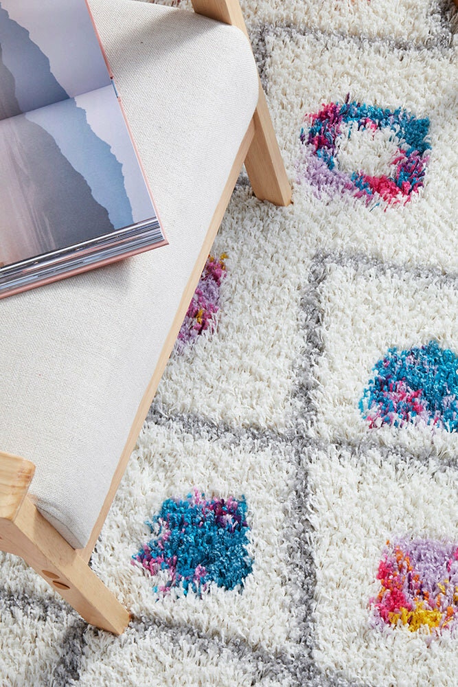 Rug Culture Vegas Large Rug 290x200cm - Multi-coloured Polypropylene Pile, Power Loomed - VEG-MOROC-290X200