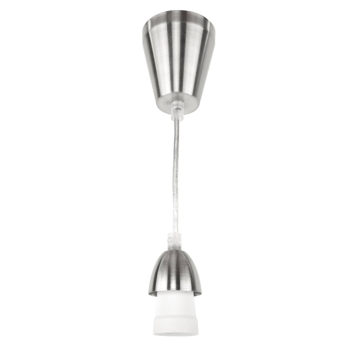 Brilliant DIY 30cm Pendant Suspension Cord - Brushed Steel - 75W - SuperSaverAU - view 1