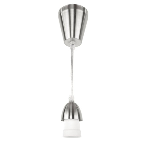 Brilliant DIY 30cm Pendant Suspension Cord - Brushed Steel - 75W - SuperSaverAU - view 1