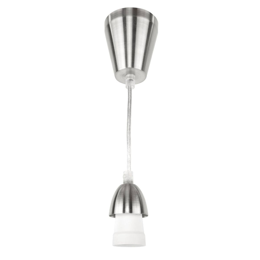 Brilliant DIY 30cm Pendant Suspension Cord - Brushed Steel - 75W - SuperSaverAU - view 1