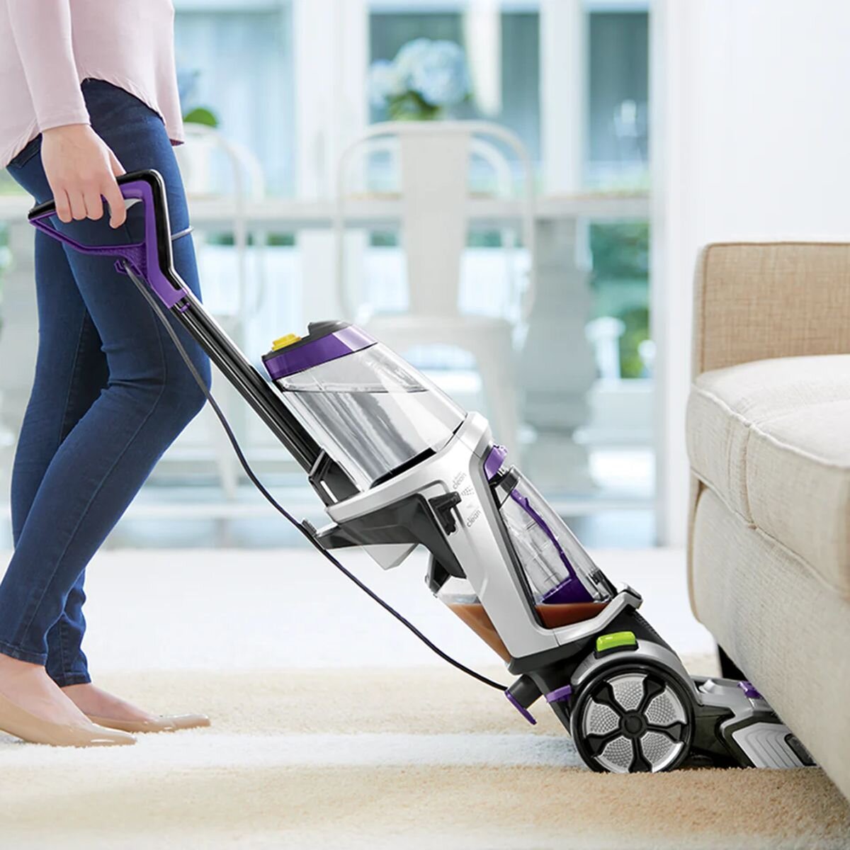 Bissell ProHeat 2X Revolution Pet Carpet Cleaner - Dual DirtLifter PowerBrushes, Silver - 3631F