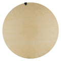 Crafted 25cm Plywood Small Round Mirror