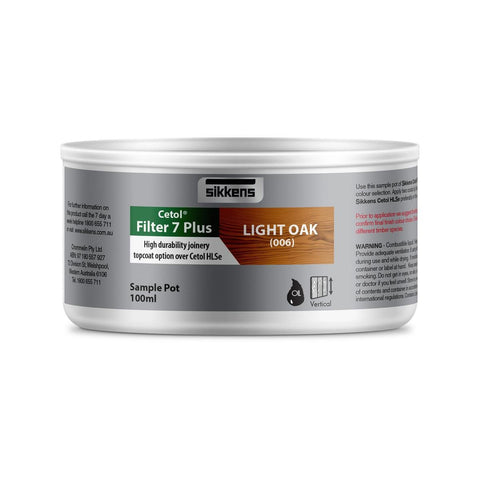 Sikkens 100ml Light Oak Cetol Filter 7 Plus Timber Stain Oil Based - SuperSaverAU - view 1