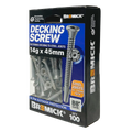 Bremick Decking Screw 14g x 45mm Wing Truss - 100 Pack - T25 Drive - B8 Coating - SuperSaverAU - view 1