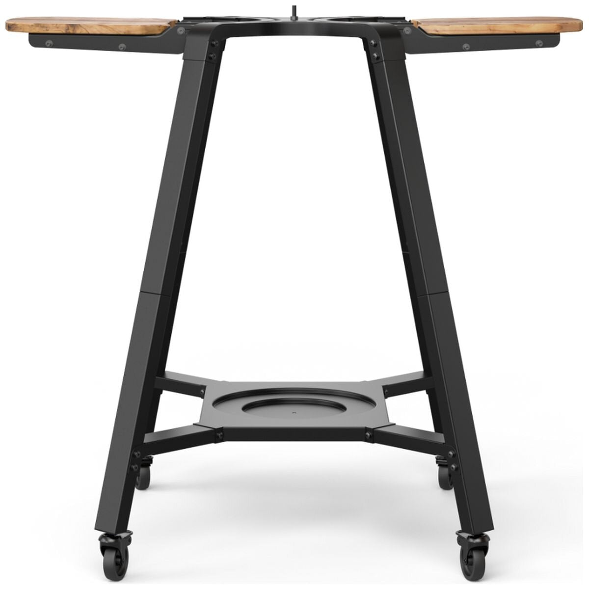 Gozney Arc and Arc XL Stand - Powder-Coated Steel With Acacia Wings and Locking Castors - AA1858