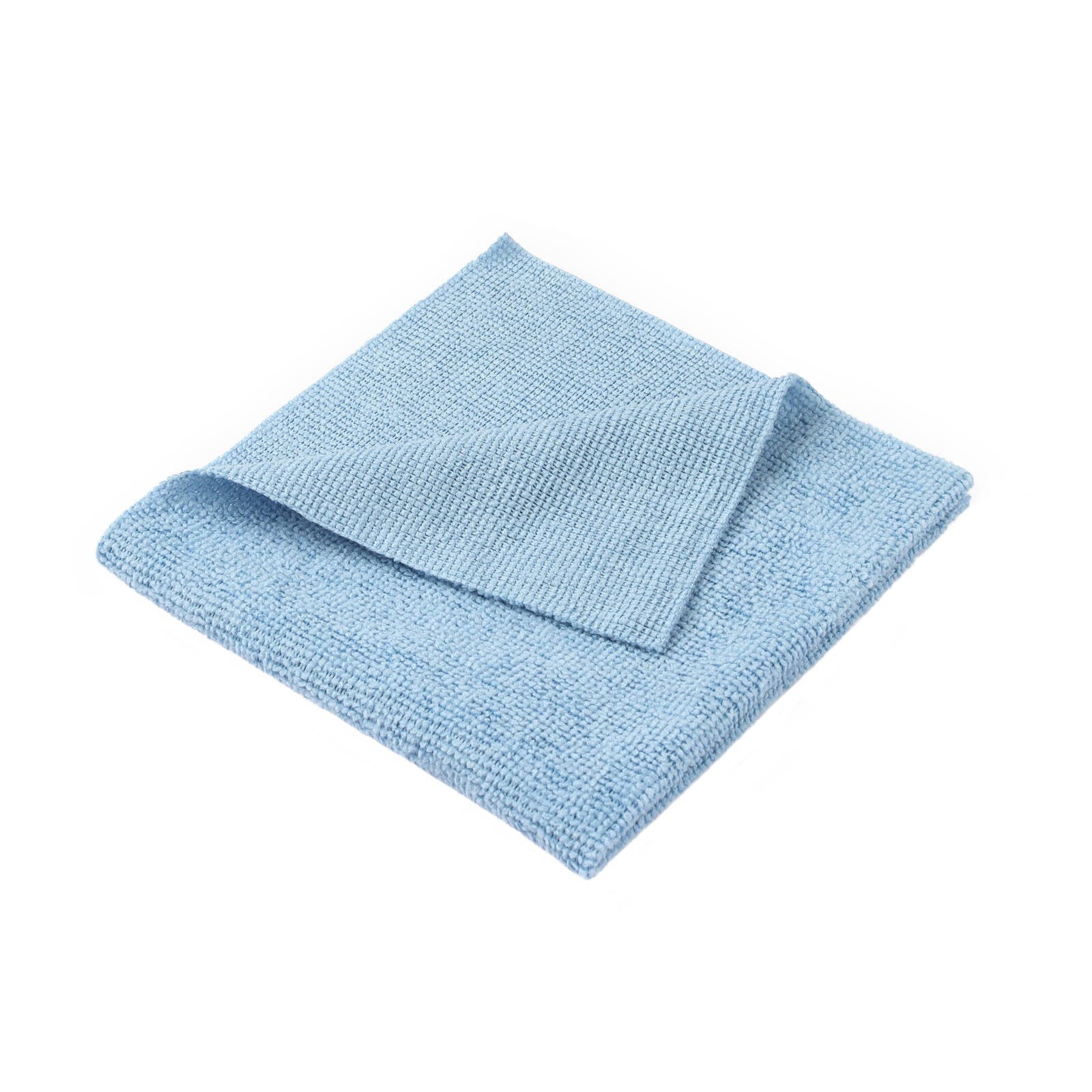 All Set 30 x 30cm Blue Multi-Purpose Microfibre Towels - 50 Pack