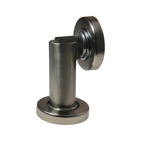 Adoored Satin Chrome Magnetic Door Stop 50mm Metal Shock Absorbing - SuperSaverAU - view 1