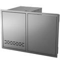 Beefeater Outdoor Kitchen Single Cupboard Door and Propane Drawer - Gas Bottle Storage - BOC2060SA