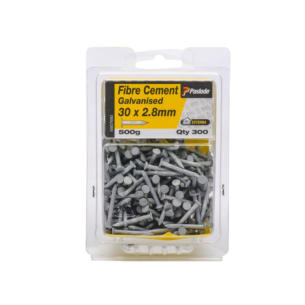 Paslode Galvanised Fibre Cement Nails 30mm 2.8mm 500g Corrosion Resistant - SuperSaverAU - view 1