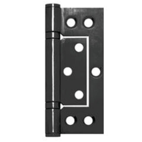 Austyle Black Stainless Steel Fast Fix Non Mortise Flush Hinge 100mm x 47mm x 2.5mm - SuperSaverAU - view 1