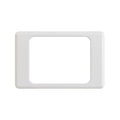 DETA 6000 Series Wallplate Cover, White Polycarbonate, 115mm x 75mm, Indoor