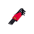 Stanley 9 Piece Metric Long Ball Point Hex Keys Set - High Tensile Steel - 0-69-256 - SuperSaverAU - view 1