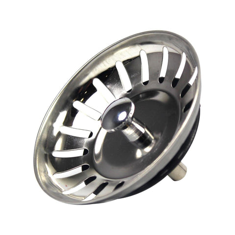 Fix a Sink Stainless Steel Sink Strainer - 90 x 50mm - Silver - SuperSaverAU - view 1