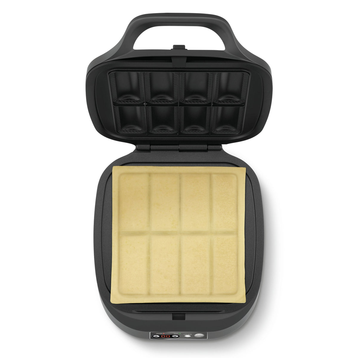 Breville Quick and Easy Pie Maker - 8 Pie Wells, Seal and Snap Plates, Programmable Timer, Grey - LPI285GRY