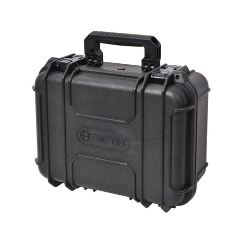 Tactix Tough Case in Black - Large, IP65 Water & Dust Resistant Storage Case