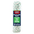 Grunt 10mm x 25m White and Green Braided Outdoor Rope 900kg