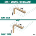 Carinya 240 x 190mm Plywood Angle Bracket Wall Mount 20kg Capacity Indoor