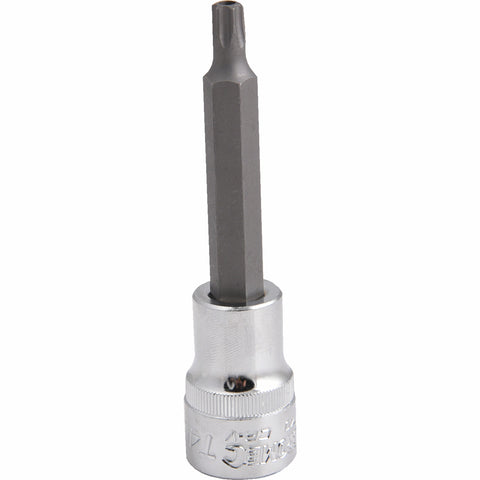 Kincrome T40 Tamperproof Torx Bit Socket, 1/2" Drive 100mm Long Chrome Vanadium