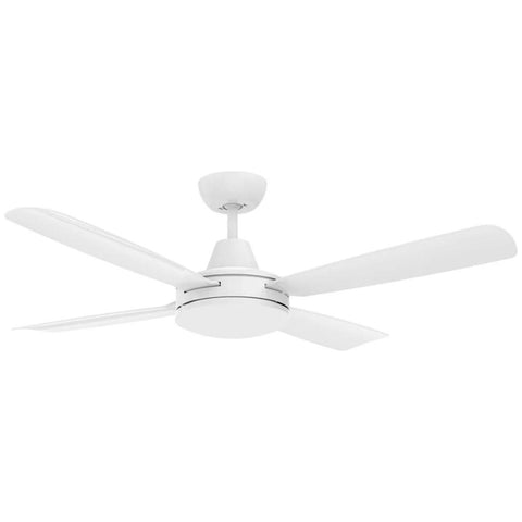 Mercator Nemoi Lite 122cm DC Ceiling Fan with LED Light - White, 4 Colour Temperatures - FC708124WH