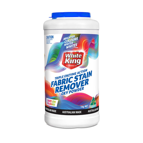 White King Oxy Powder Fabric Stain Remover 1kg