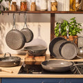 Ballarini 24cm Salina Ceraforce Titanium Fry Pan - PFAS-Free Ceramic Coating, Induction Compatible - 67311