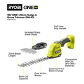 Ryobi 18V ONE+ Hedge Grass Shears 2.0Ah Kit R18HTR132 - 217mm Bar Length - 80 Minutes Runtime - SuperSaverAU - view 2