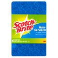 Scotch-Brite Non-Scratch Scourer Pads 155 x 100mm 6 Pack - Nylon, Blue