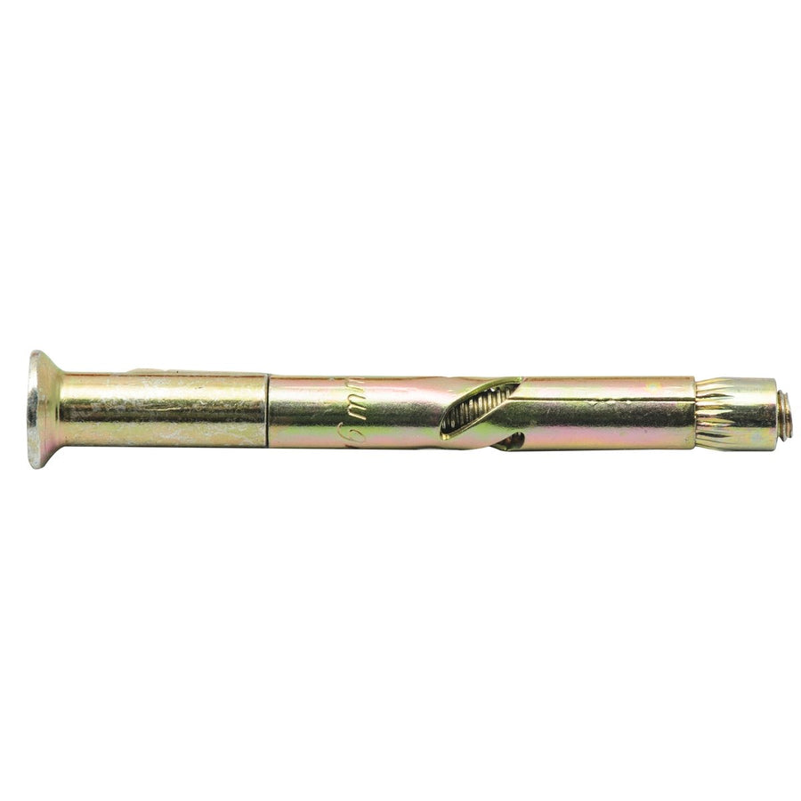 Ramset DynaBolt Plus - 6mm x 60mm - Gold Passivated - Countersunk - SuperSaverAU - view 1