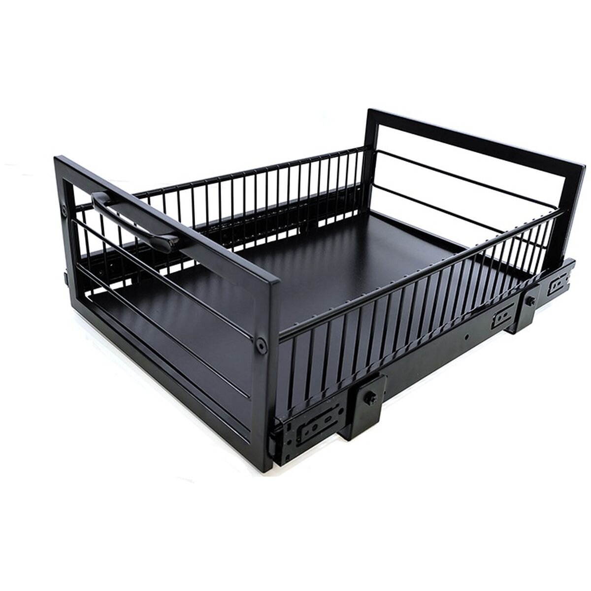 L.T. Williams Pull Out Wire Basket 29.5cm - Black - 25kg Capacity - Full Extension Runners - 9710
